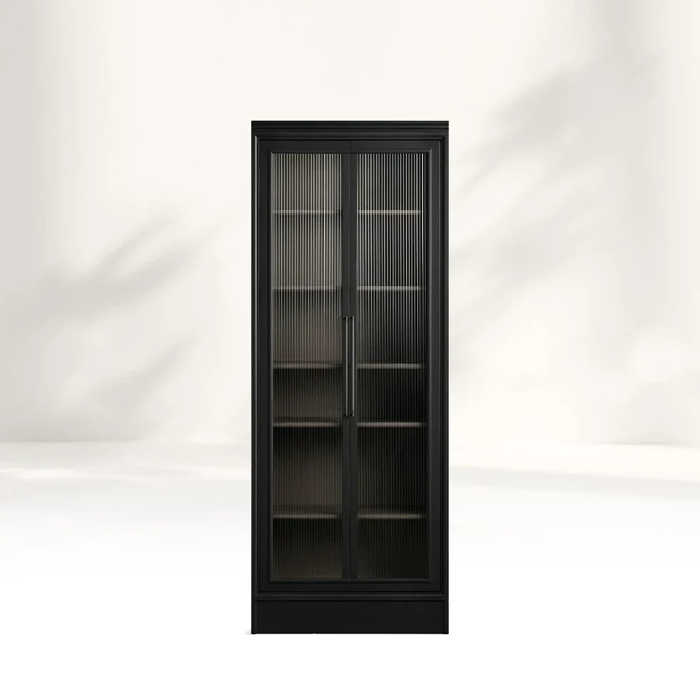 Verre minimaliste moderne - armoire de rangement de porte