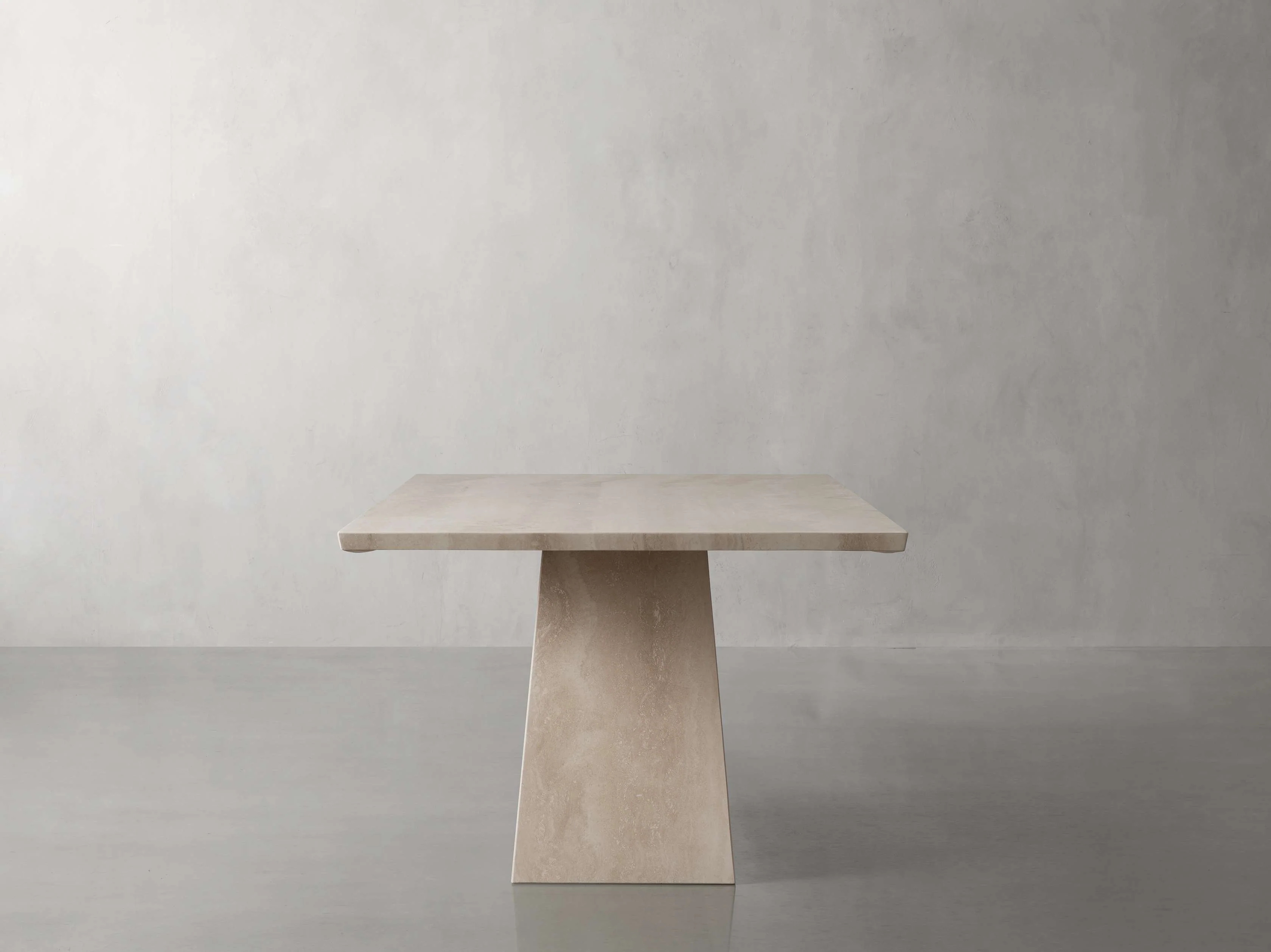 Table de travertin rectangulaire finnley fonctionnel