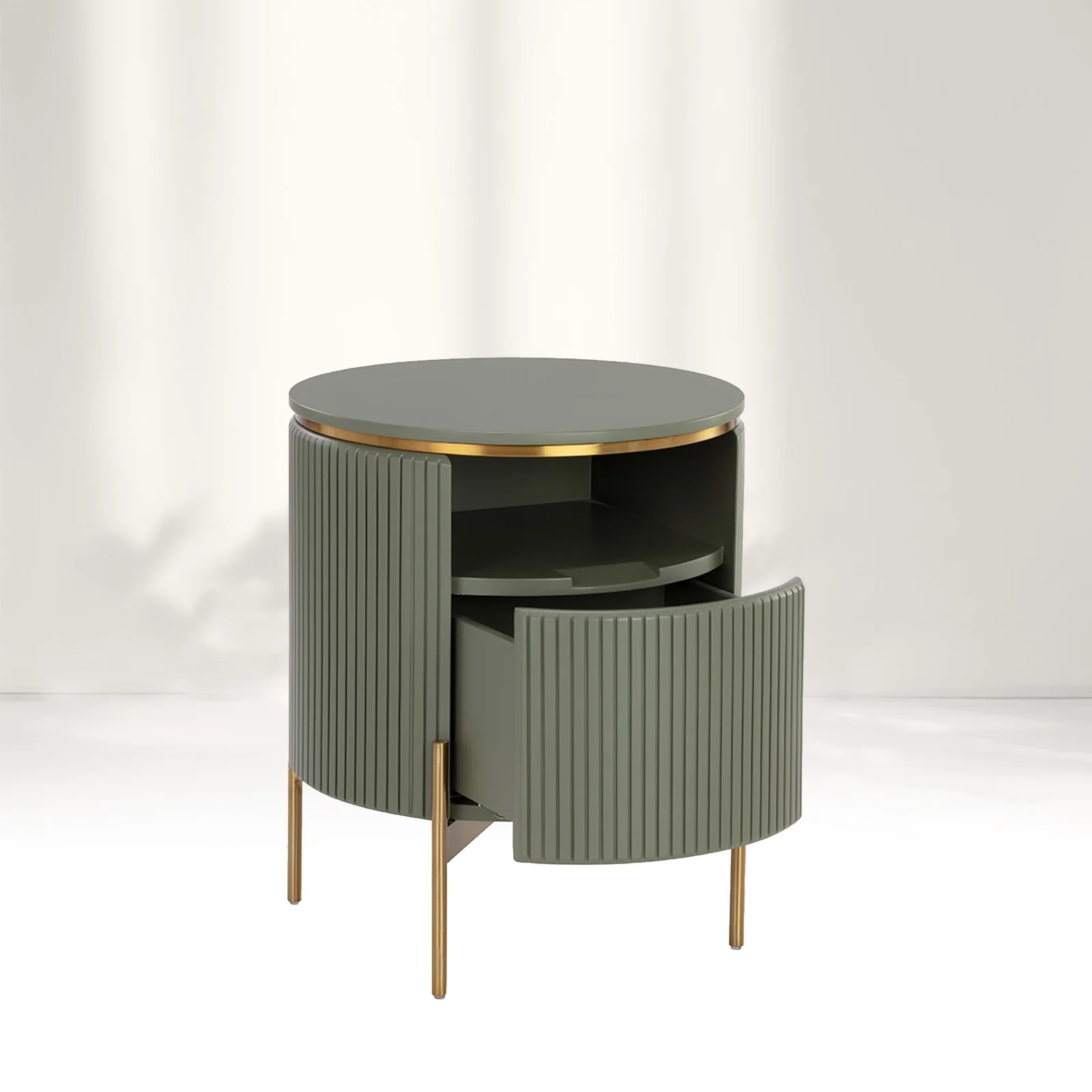  Ligne rond à rayures verticales