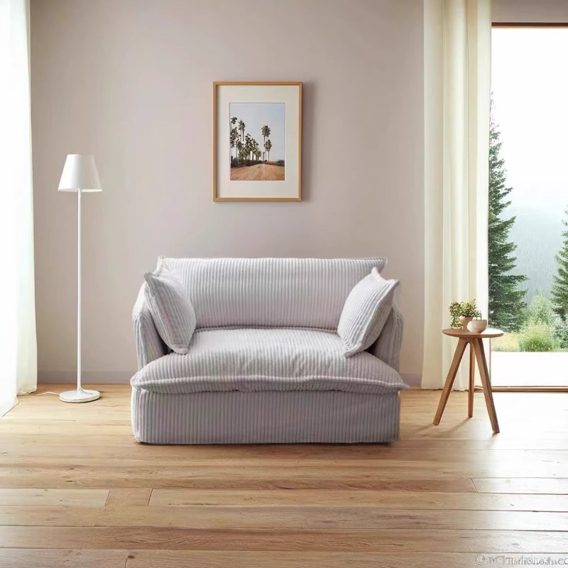 Petit canapé en vexée détachable de style japonais