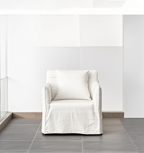 Fabric de lin de style japonais canapé simple