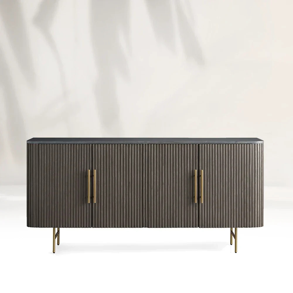 Cabinet de télévision en chêne blanc