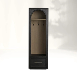 Armoire d'entrée en bois unique avec tiroir