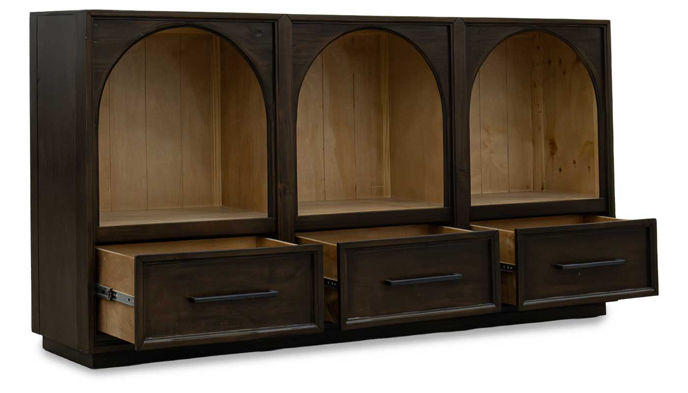 Console de stockage de la voûte nichée