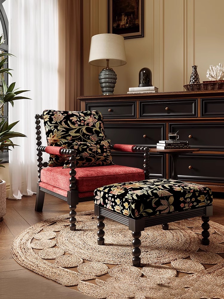 Chaise de perle rétro française