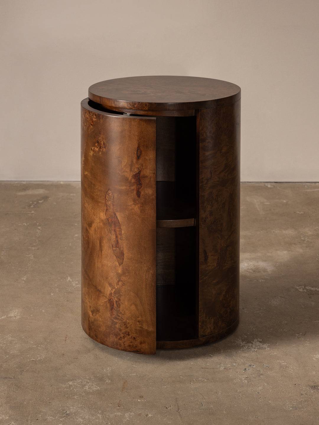 Tableuse ronde vernier naturel