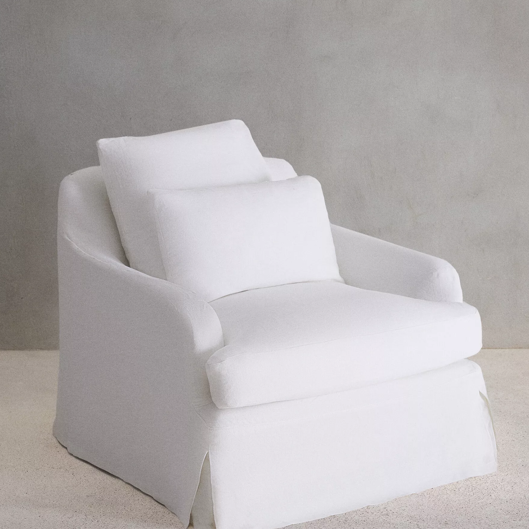 Canapé en tissu lavable de style zen