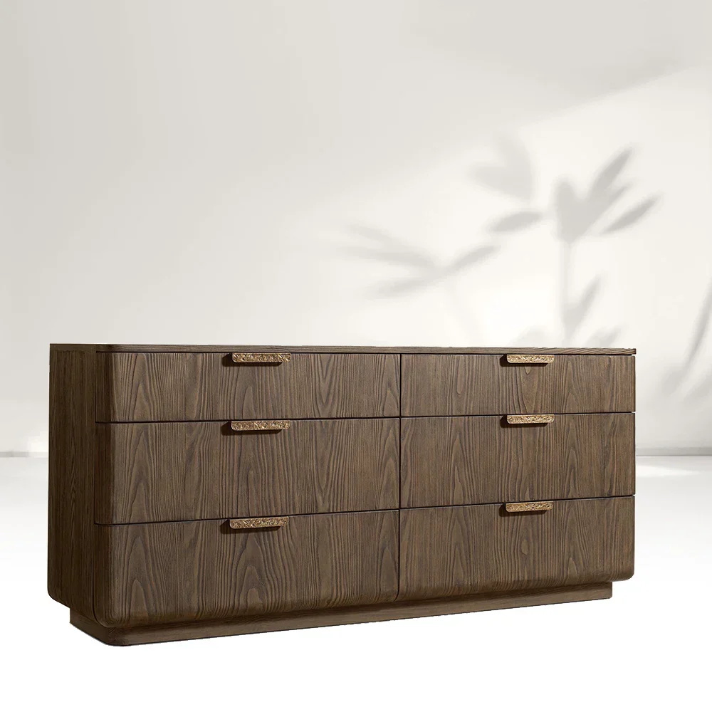 Commode en bois à 6 dessins