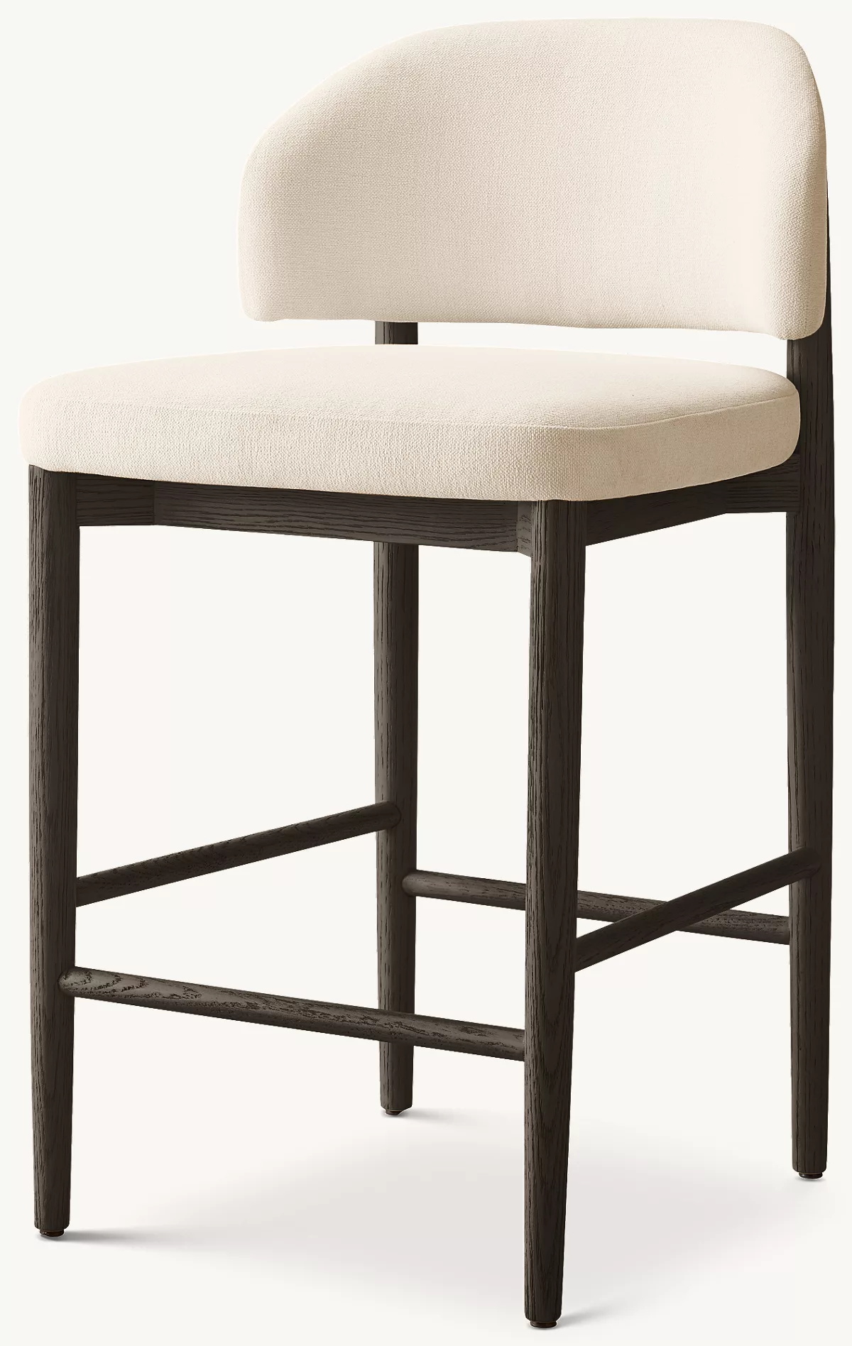 Barre de tissu et tabouret de comptoir