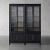 Armoire en verre roseu moderne
