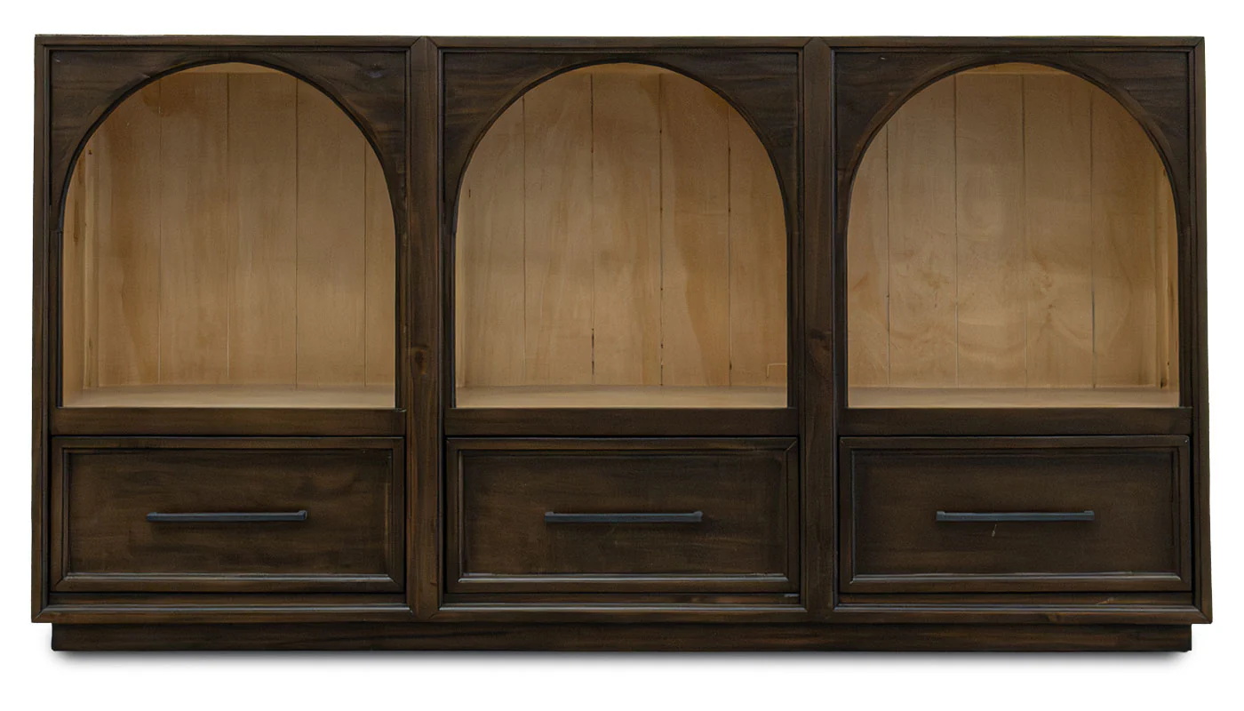 Console de stockage de la voûte nichée