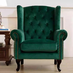 Chaise de canapé unique en tissu américain