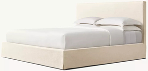  Lit de panneau de tissu couvert