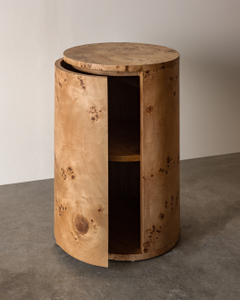 Tableuse ronde vernier naturel