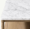 Table basse rectangulaire en marbre