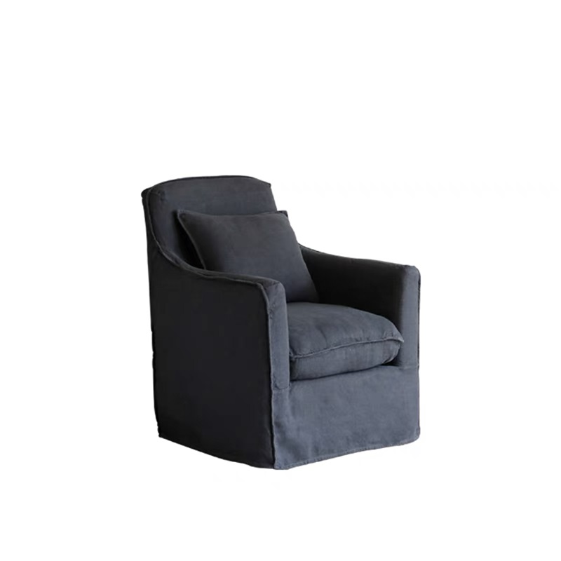 Canapé unique en lin