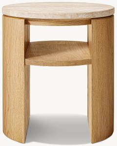 Table d'appoint en bois massif
