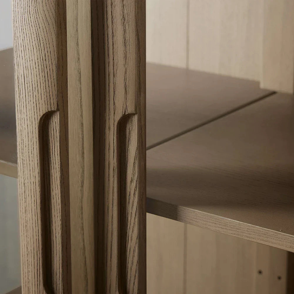 Vitrine rectangulaire moderne minimaliste à double porte