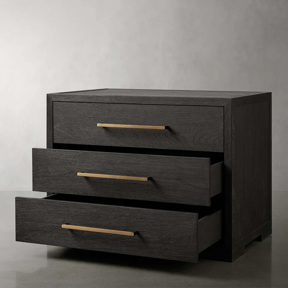  Trois - Table de nuit du tiroir 