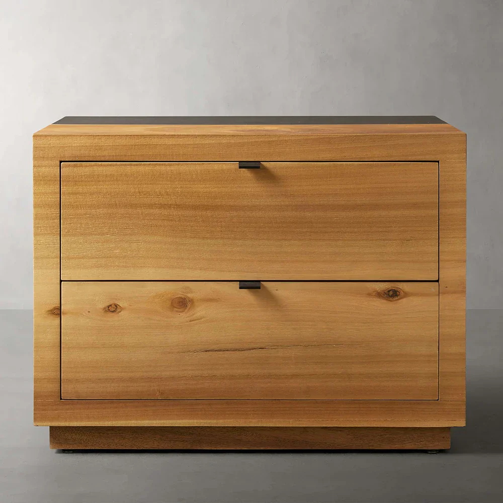 Twin - tiroir armoire au chevet moderne