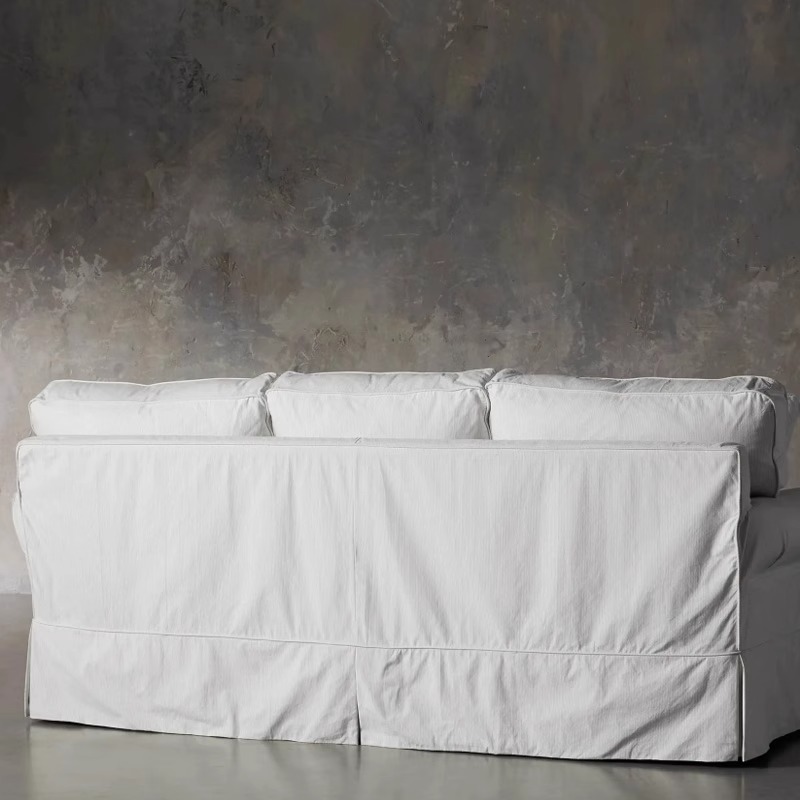 Canapé en tissu lavable en linge