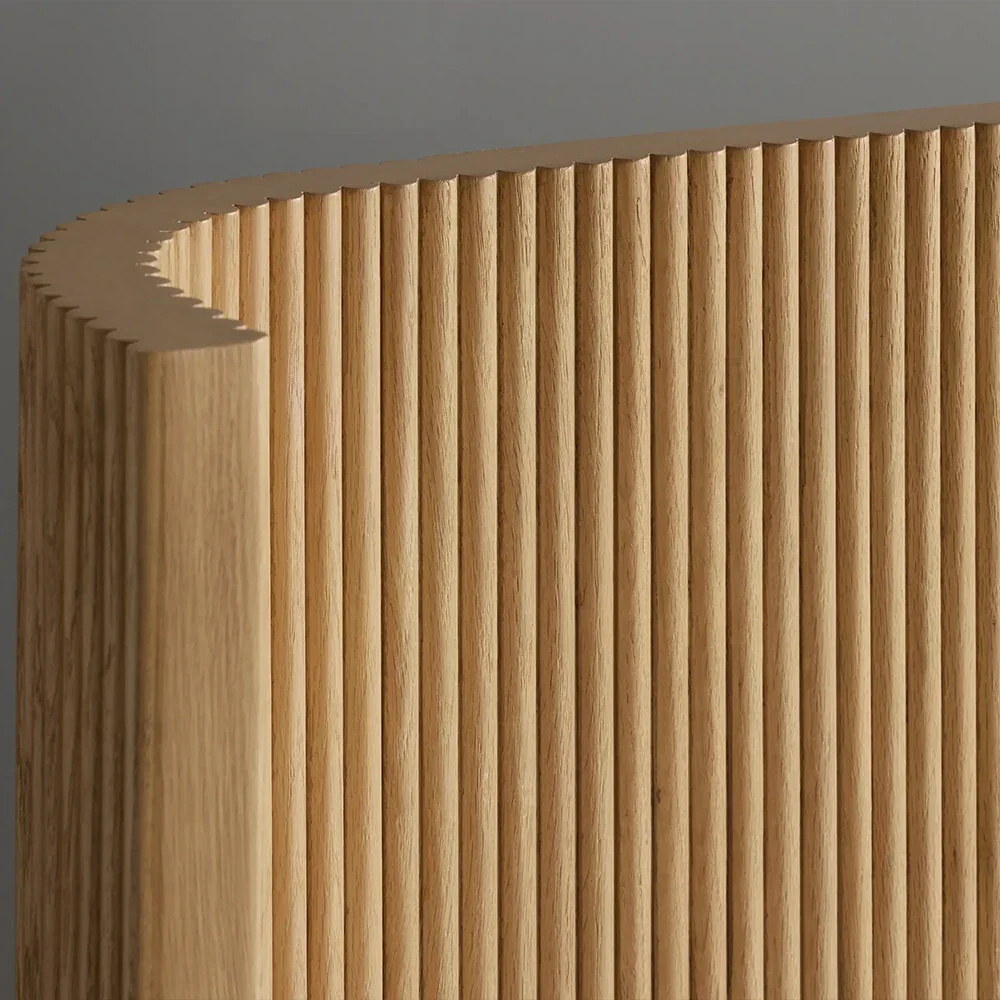 Lit ébène rainuré de Finnley 