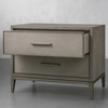 Luxury élégant et moderne deux - Diroir Nightstand