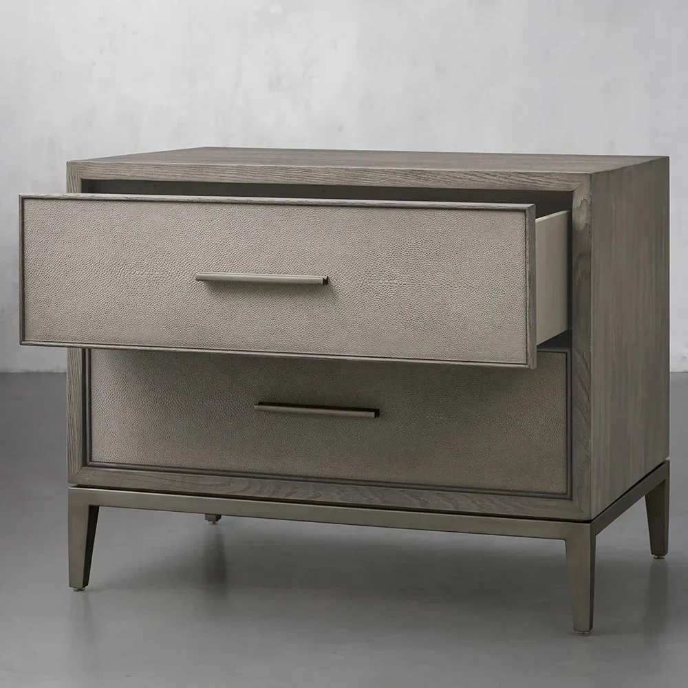 Luxury élégant et moderne deux - Diroir Nightstand