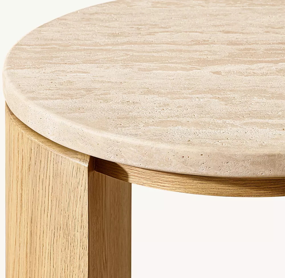 Table d'appoint en bois massif