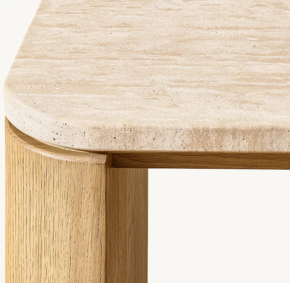 Table d'appoint carré en bois massif