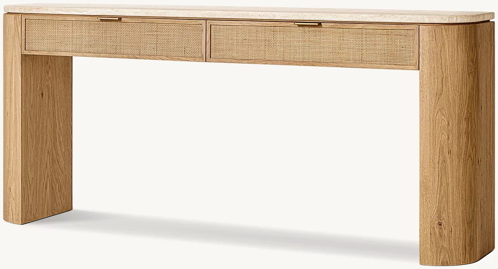  Table de console avec tiroirs