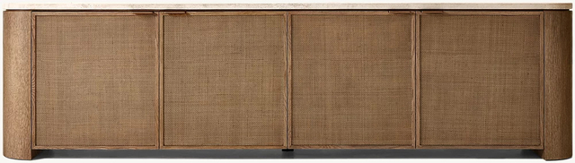 Console de média tissé à 4 portes