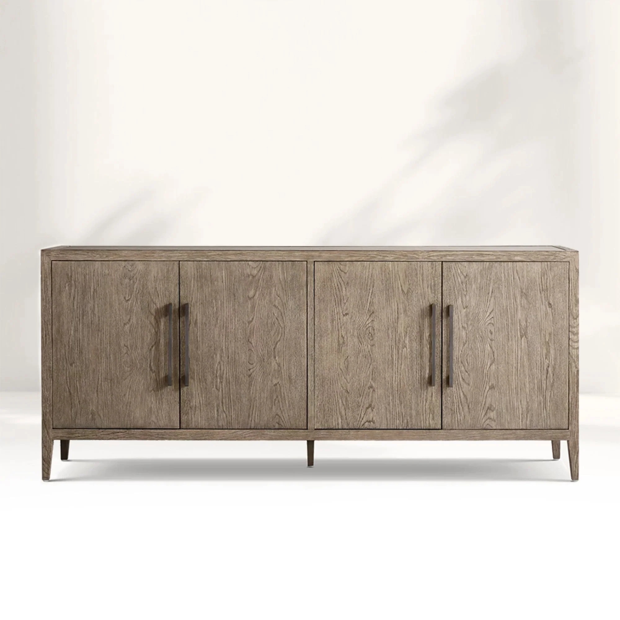 Buffet minimaliste moderne en bois massif