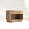 Vertical - Stripted Open - Stake Nightstand