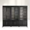 Armoire en verre roseu moderne