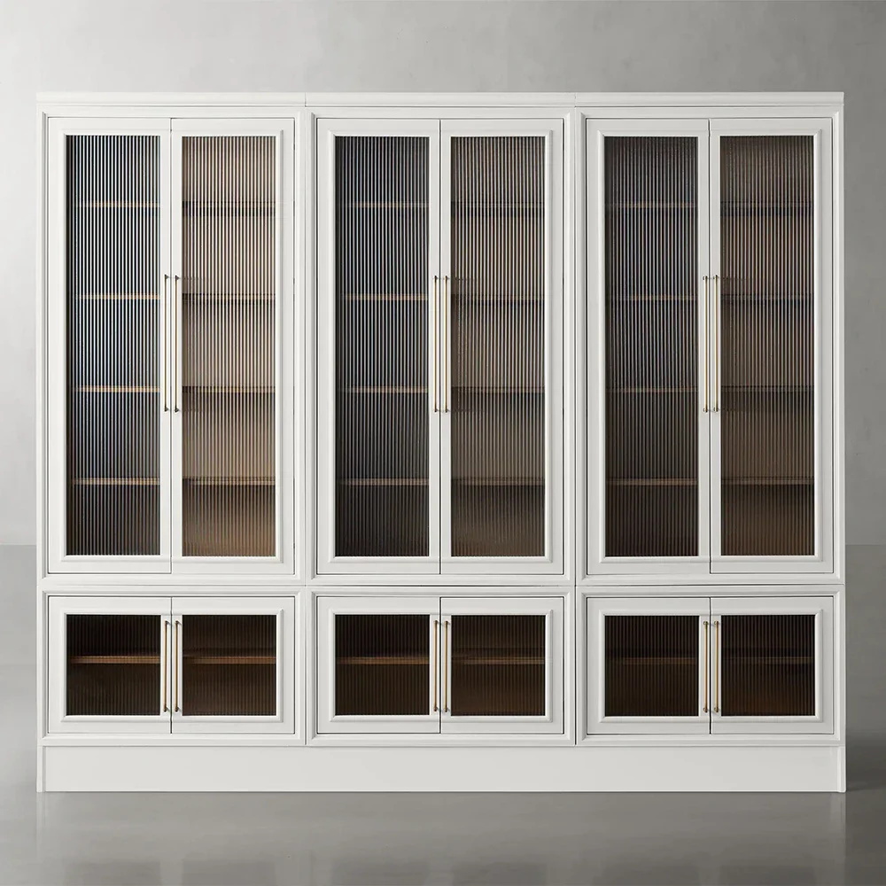 Double minimaliste moderne - Verre - Cabinet de rangement de porte