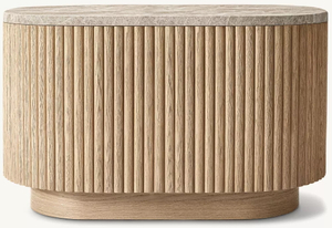 Table d'appoint rectangulaire en pierre