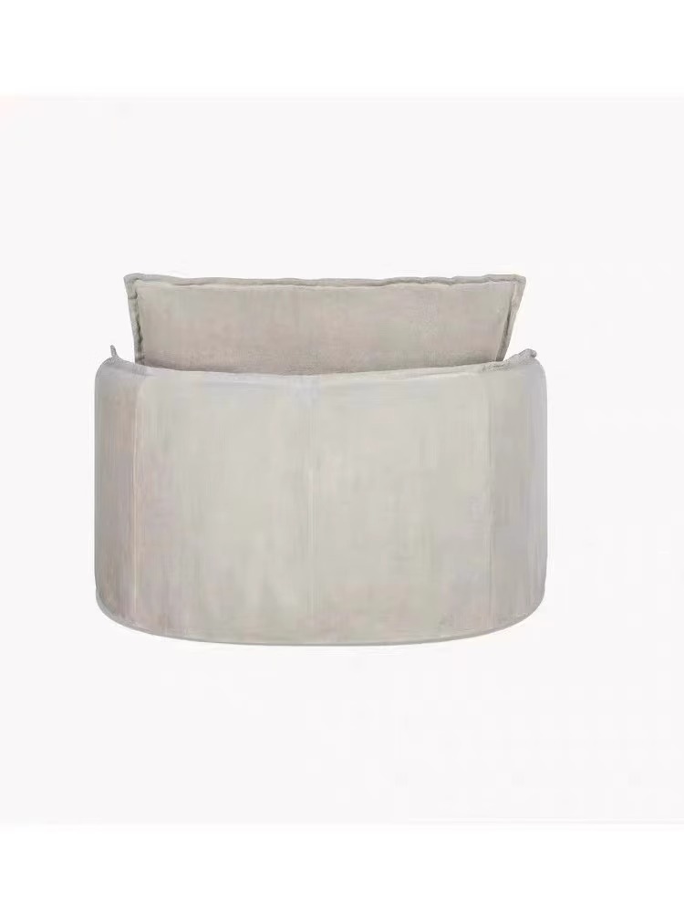 Sofa unique rond détachable et lavable