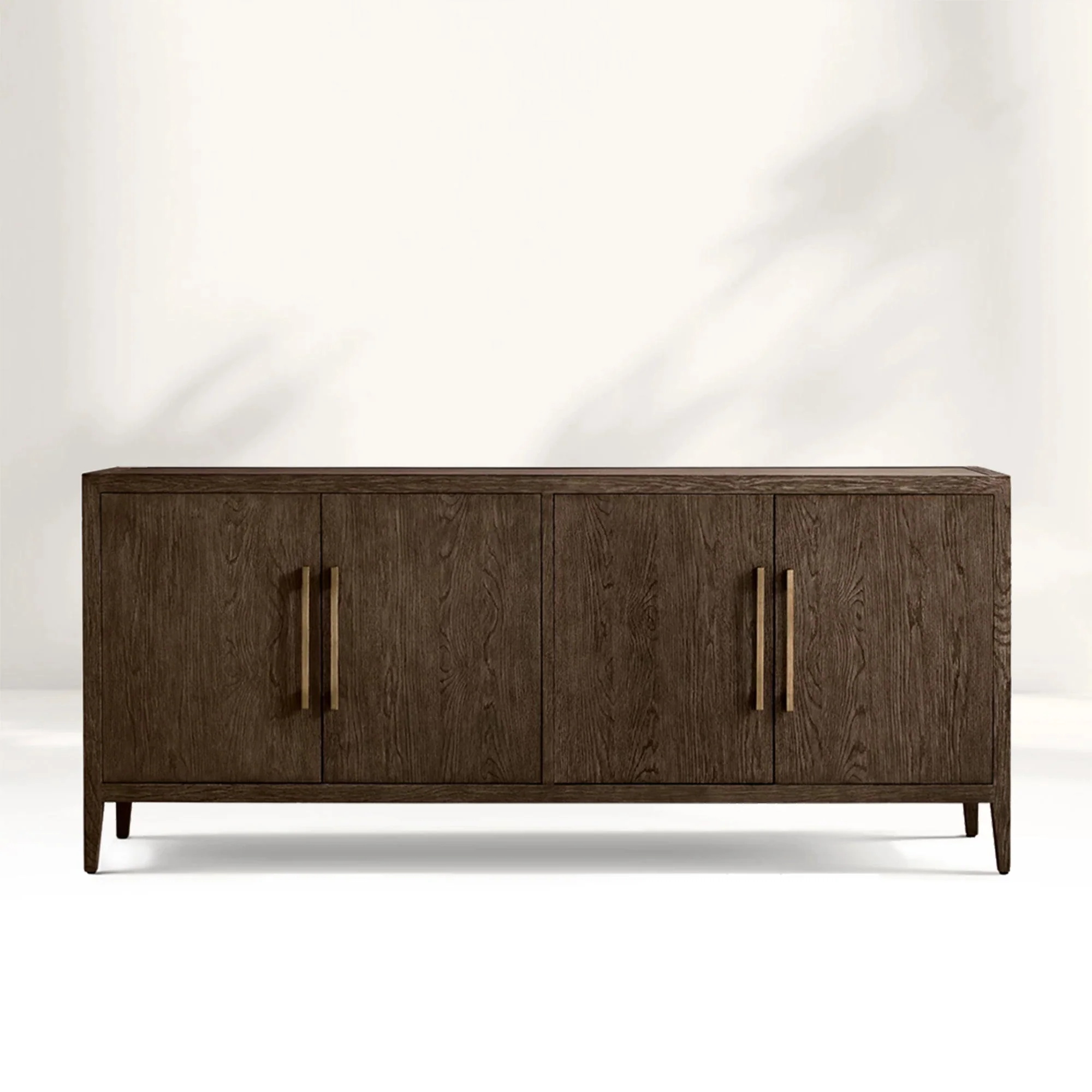 Buffet minimaliste moderne en bois massif