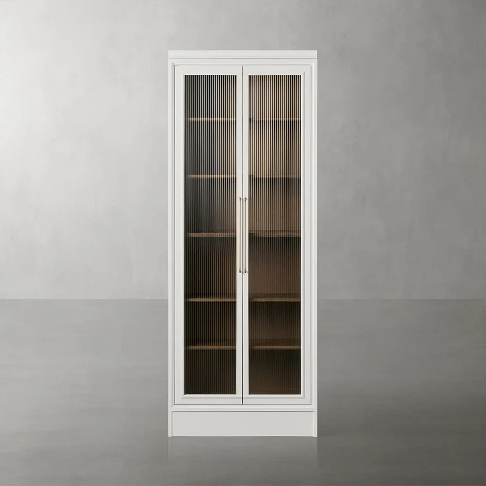 Verre minimaliste moderne - armoire de rangement de porte