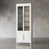 Armoire en verre roseu moderne