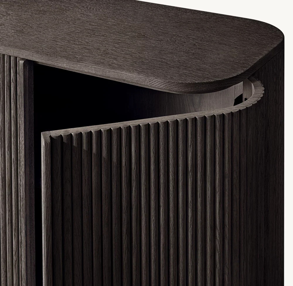 Salon am&eacute;ricain en bois massif en ch&ecirc;ne blanc armoire &agrave; t&eacute;l&eacute;vision