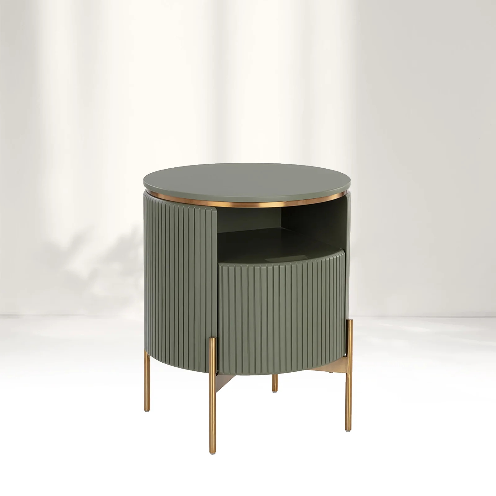  Ligne rond à rayures verticales