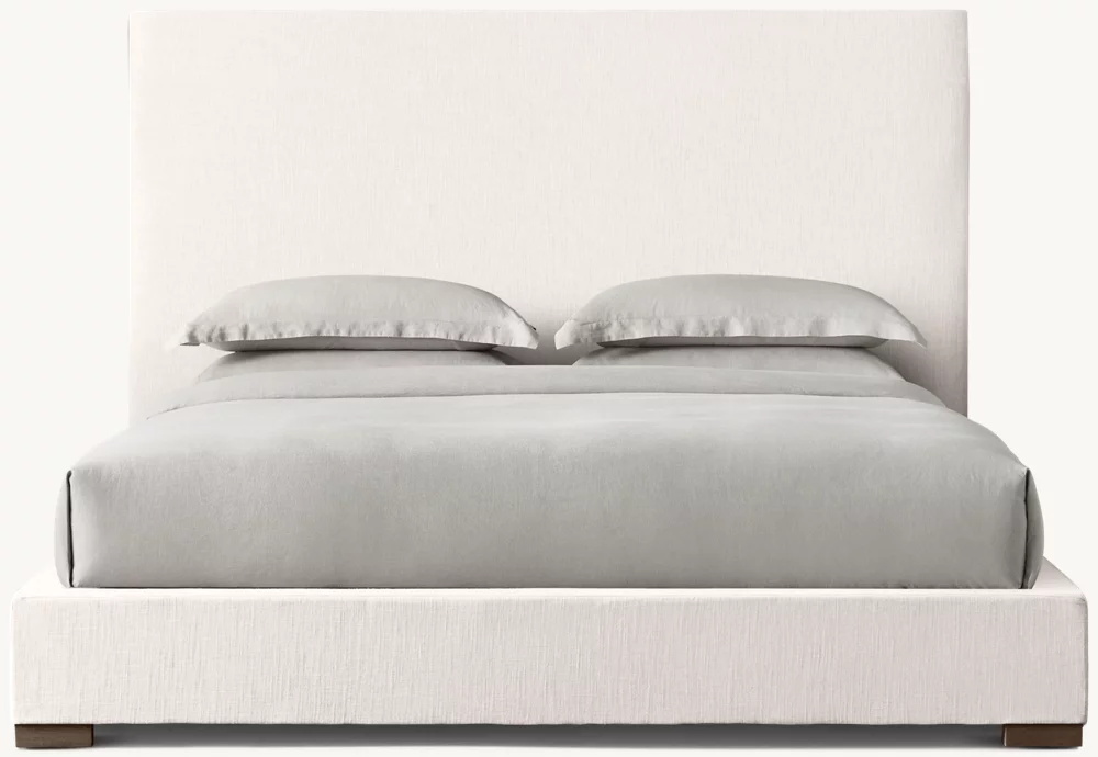 Lit de plaque de panneau de tissu