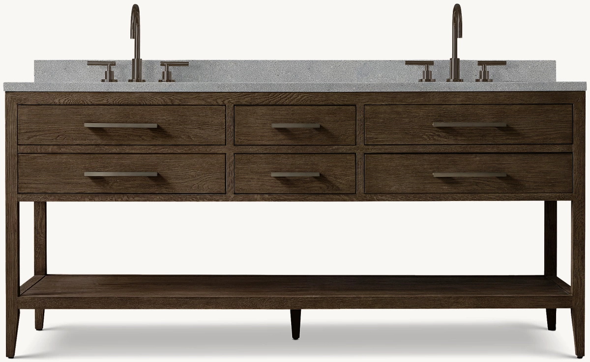 Ch&ecirc;ne brun / bronze satin&eacute;