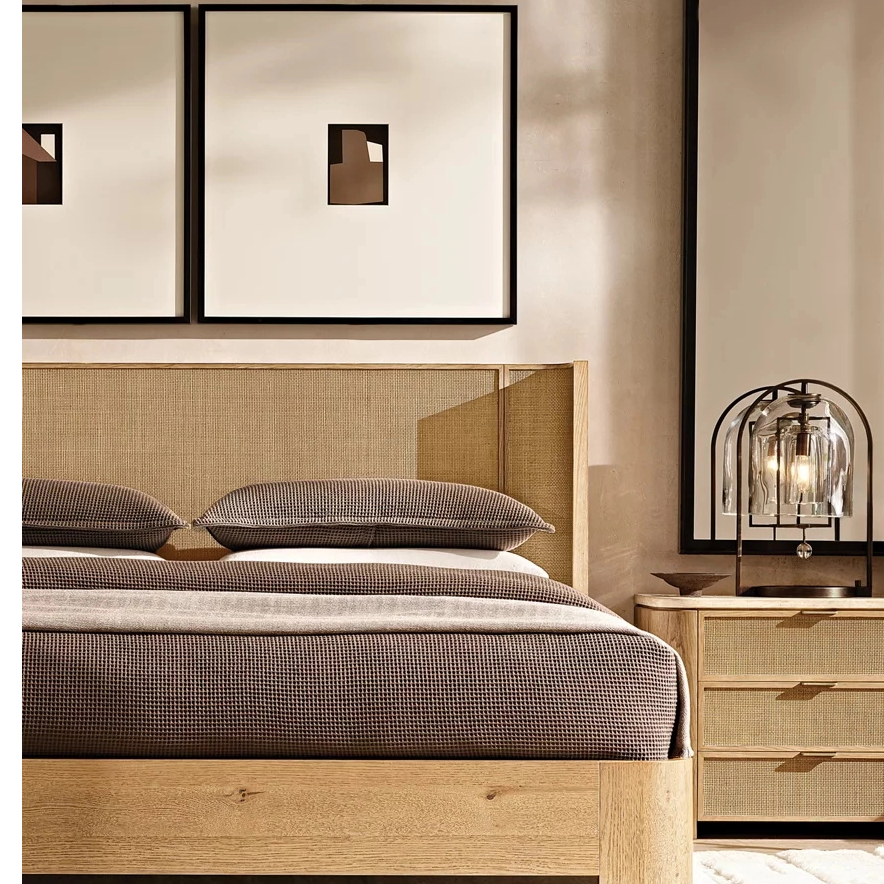 Lit double en bois massif: Rencontrez la beauté du sommeil qui combine la nature et l'artisanat