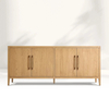 Buffet minimaliste moderne en bois massif