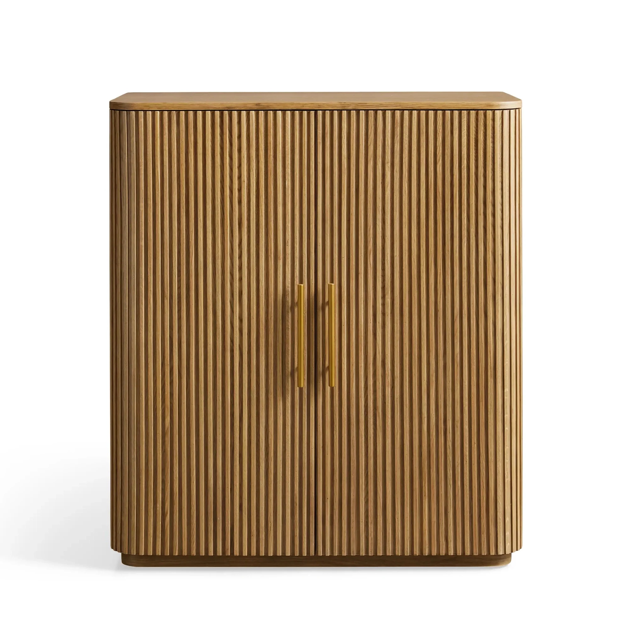 Armoire à vin en chêne blanc moderne