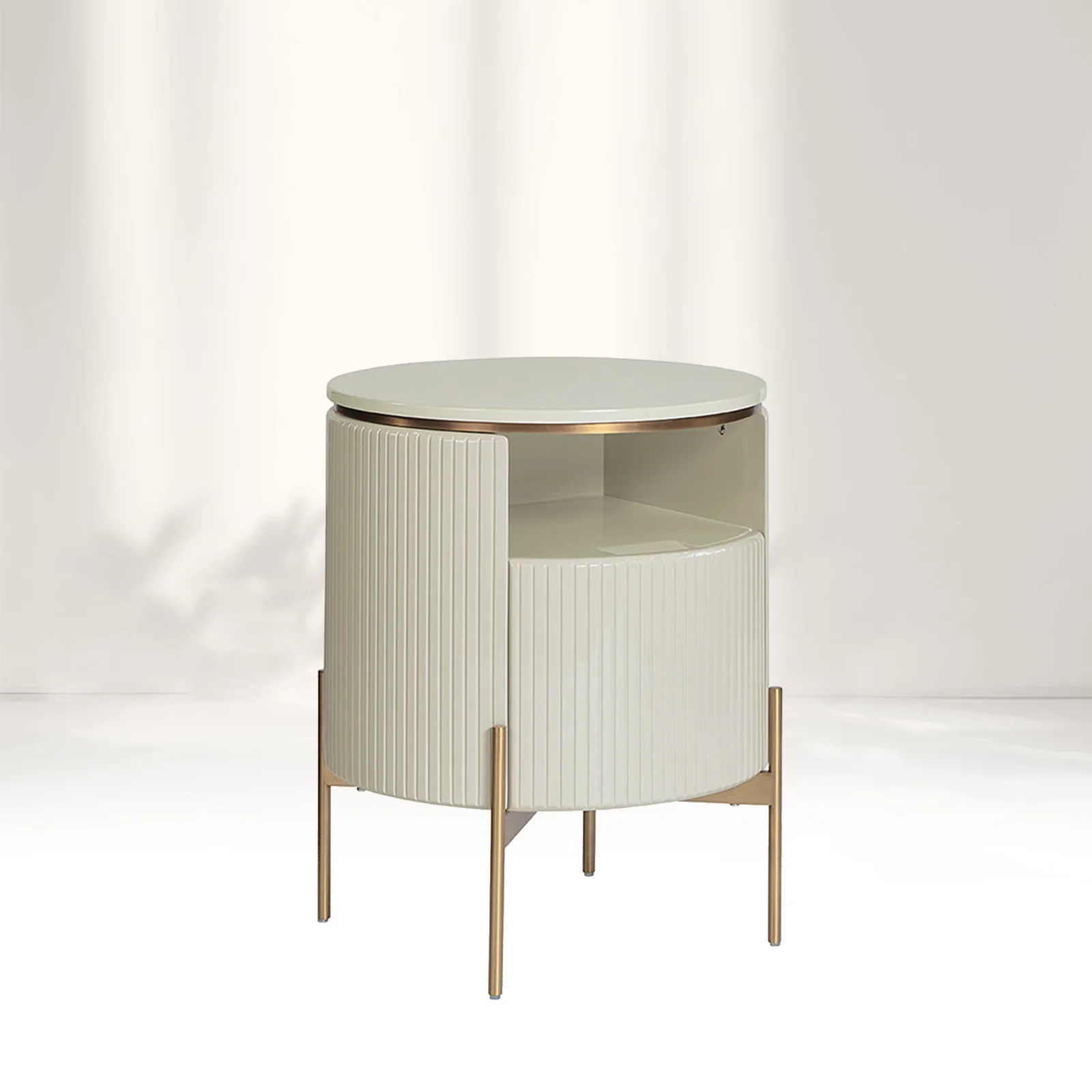  Ligne rond à rayures verticales