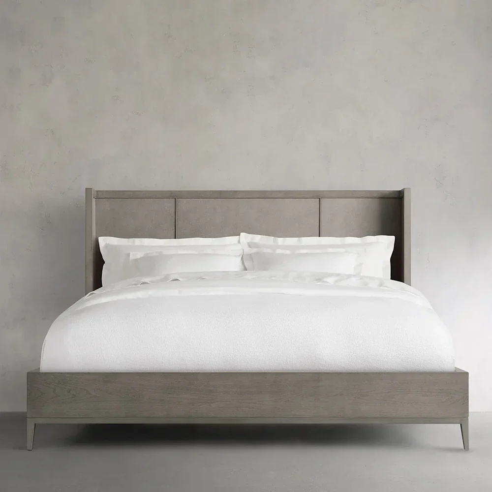 Vertical - Panneau de lit gris lit gris